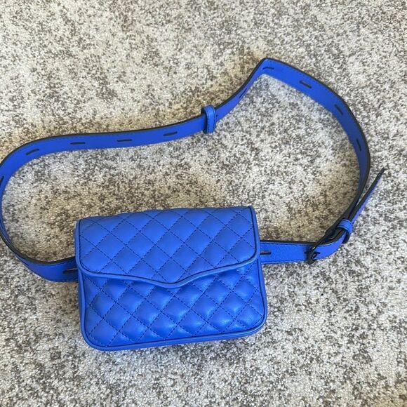 Rebecca Minkoff Mini Affair Ultraviolet Quilted Fanny Pack - Picture 1 of 9